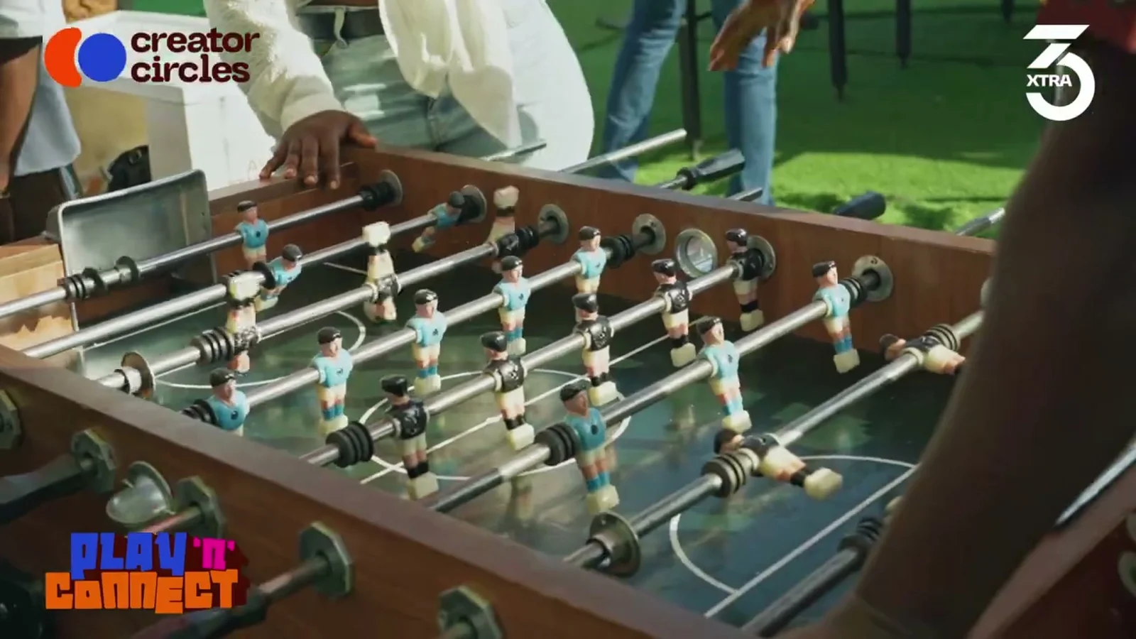 Games and social activities at a past Play and Connect event