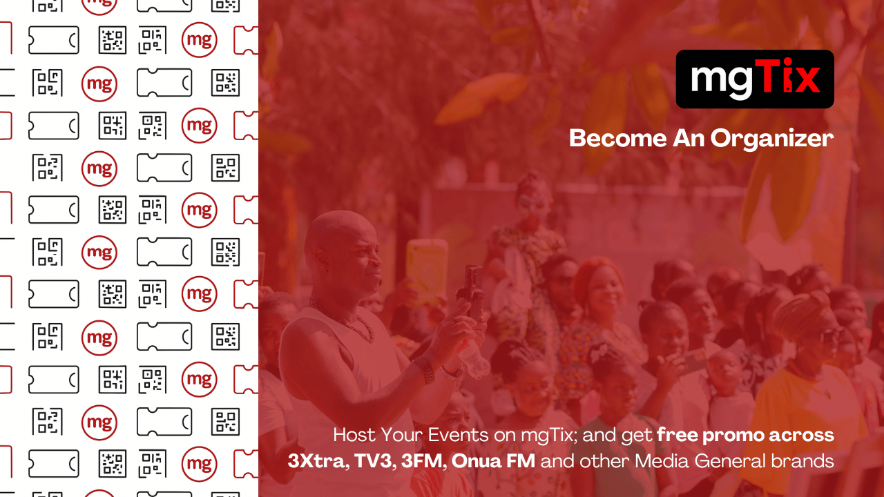 mgTix artwork for event organisers